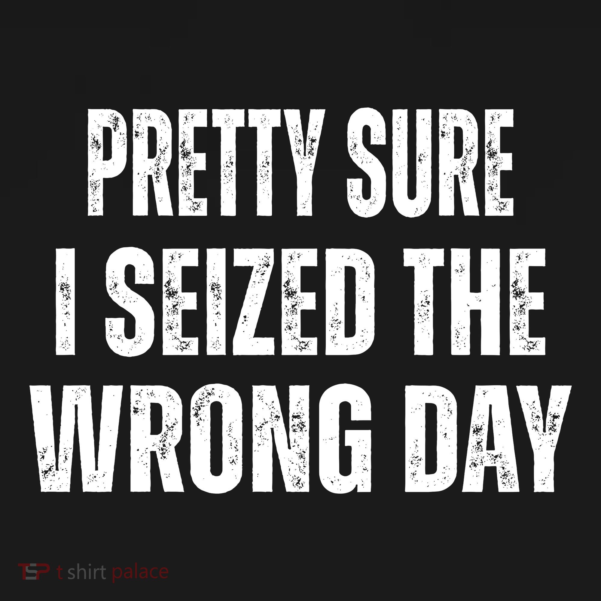 Pretty Sure I Seized The Wrong Day Funny Quote Toddler T-Shirt