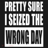 Pretty Sure I Seized The Wrong Day Funny Saying Pajama Set thumb 2