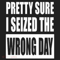 Pretty Sure I Seized The Wrong Day Funny Saying Tumbler thumb 3
