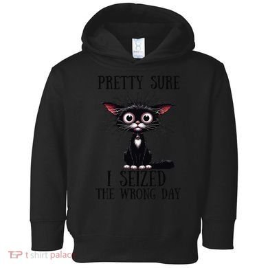 Pretty Sure I Seized The Wrong Day Toddler Hoodie