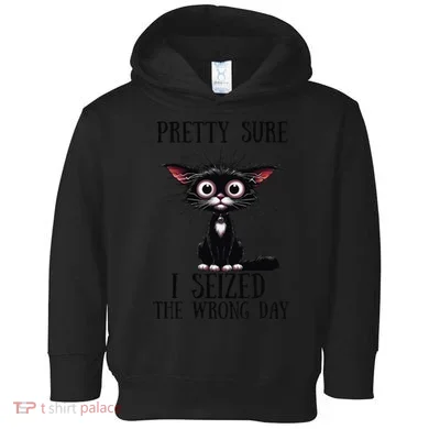 Pretty Sure I Seized The Wrong Day Toddler Hoodie