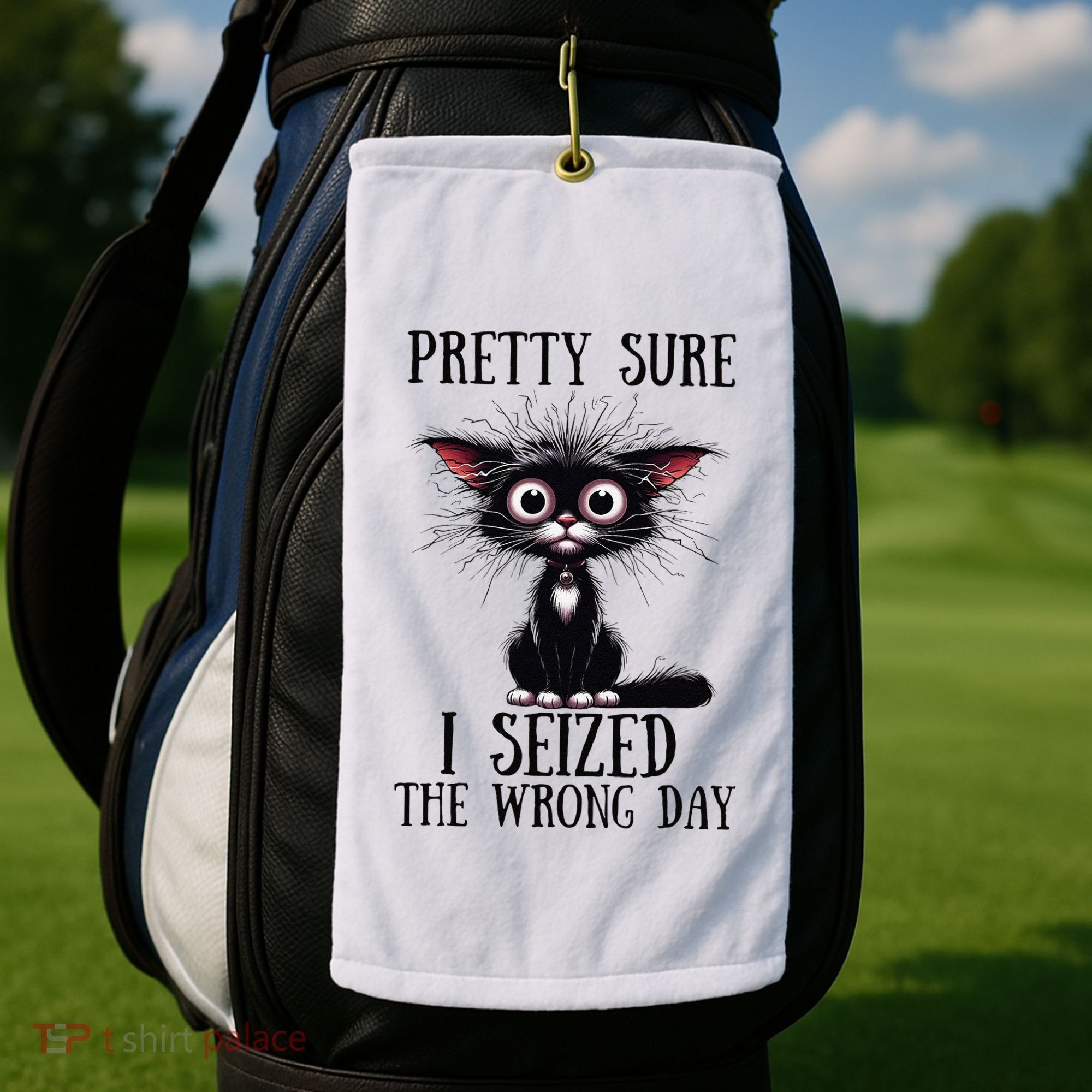 Pretty Sure I Seized The Wrong Day Golf Towel