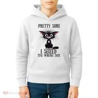 Pretty Sure I Seized The Wrong Day Kids Hoodie thumb 4