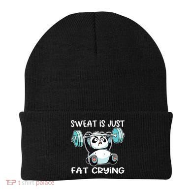 Panda Sweat Is Just Fat Crying Gym Beanie