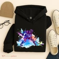 Paint Splash Ice Hockey Player Gifts Hoodie thumb 4