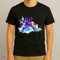 Paint Splash Ice Hockey Player Gifts T-Shirt thumb 3