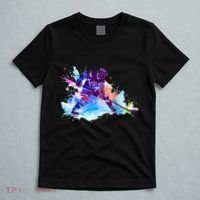 Paint Splash Ice Hockey Player Gifts T-Shirt thumb 5