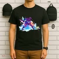 Paint Splash Ice Hockey Player Gifts T-Shirt thumb 6