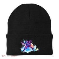 Paint Splash Ice Hockey Player Gifts Beanie thumb 0