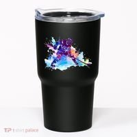 Paint Splash Ice Hockey Player Gifts Tumbler thumb 0
