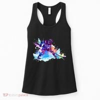 Paint Splash Ice Hockey Player Gifts Women's Tank Top thumb 0