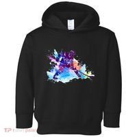 Paint Splash Ice Hockey Player Gifts Toddler Hoodie thumb 0