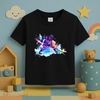 Paint Splash Ice Hockey Player Gifts Toddler T-Shirt thumb 3