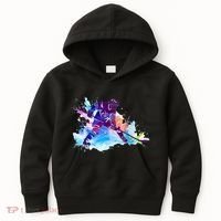 Paint Splash Ice Hockey Player Gifts Kids Hoodie thumb 0