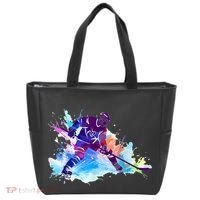 Paint Splash Ice Hockey Player Gifts Tote Bag thumb 0
