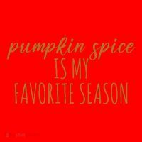 Pumpkin Spice Is My Favorite Season Fall Lover Santa Hat thumb 1