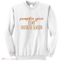 Pumpkin Spice Is My Favorite Season Fall Lover Sweatshirt thumb 0