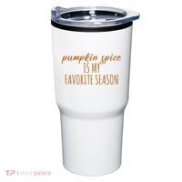 Pumpkin Spice Is My Favorite Season Fall Lover Tumbler thumb 0