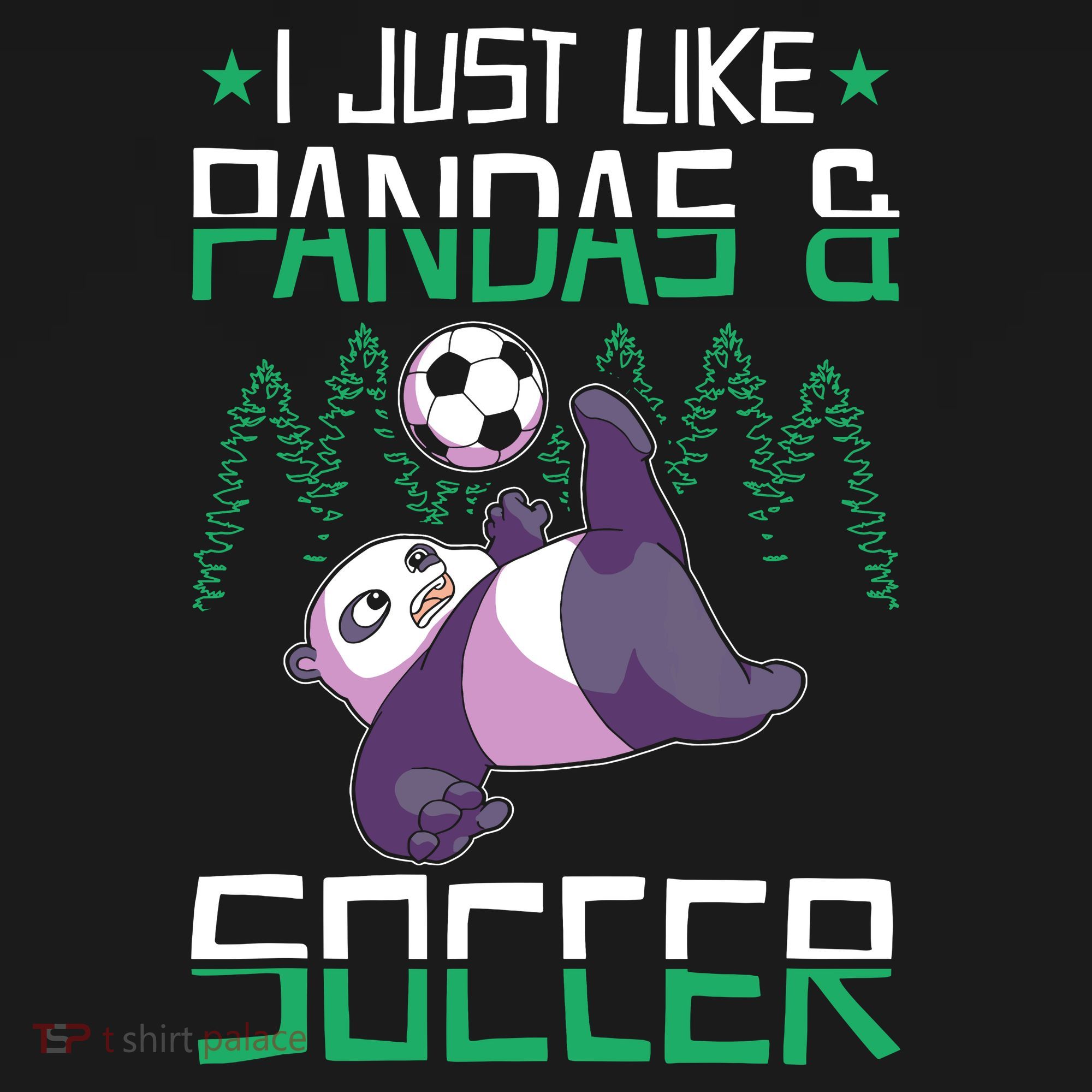 Panda Soccer I Just Love Pandas And Playing Soccer Women's Hoodie