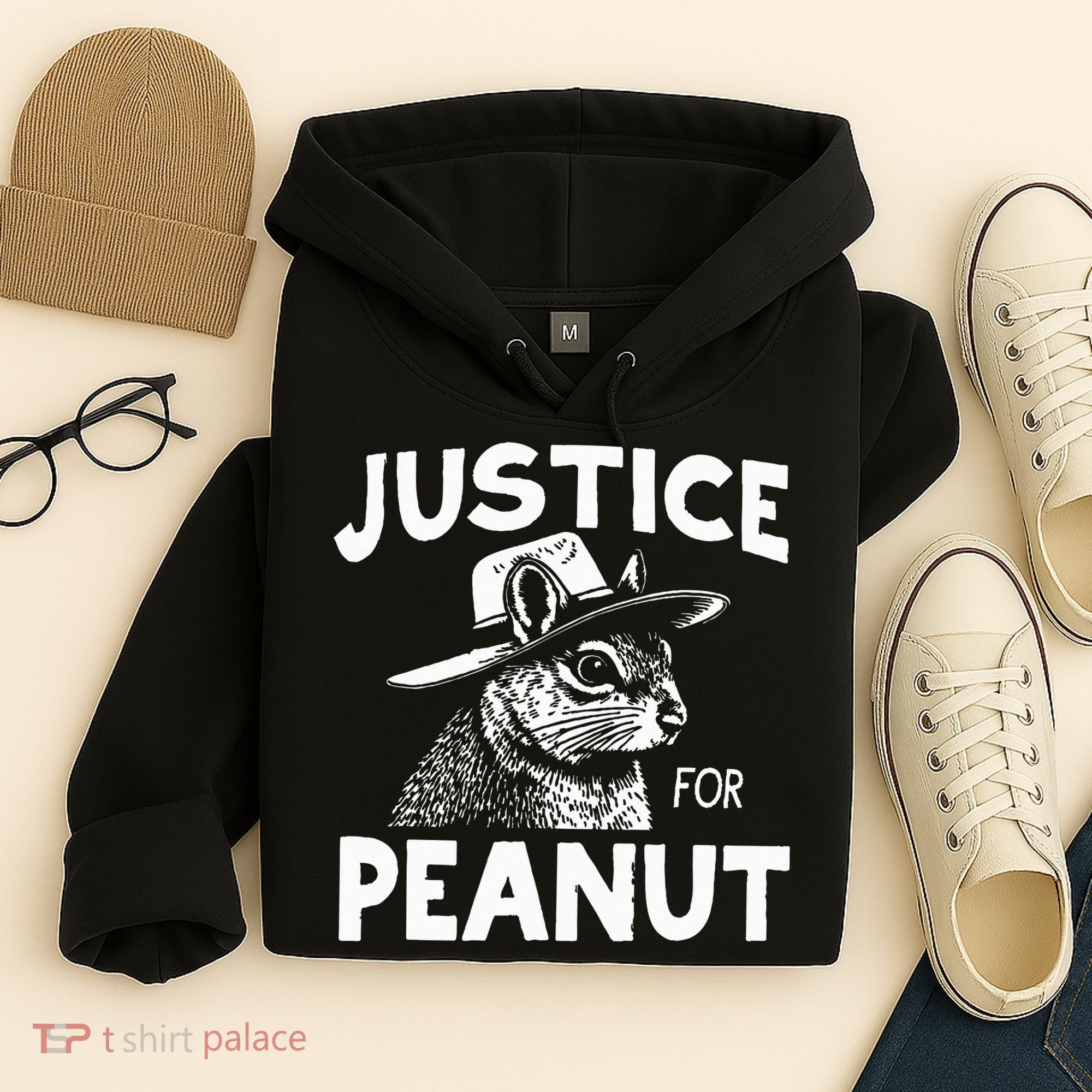 Peanut Squirrel Justice For Peanut Hoodie