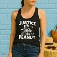 Peanut Squirrel Justice For Peanut Women's Tank Top thumb 2