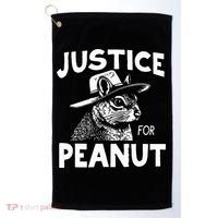 Peanut Squirrel Justice For Peanut Golf Towel thumb 0
