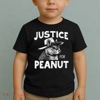 Peanut Squirrel Justice For Peanut Toddler T-Shirt thumb 2
