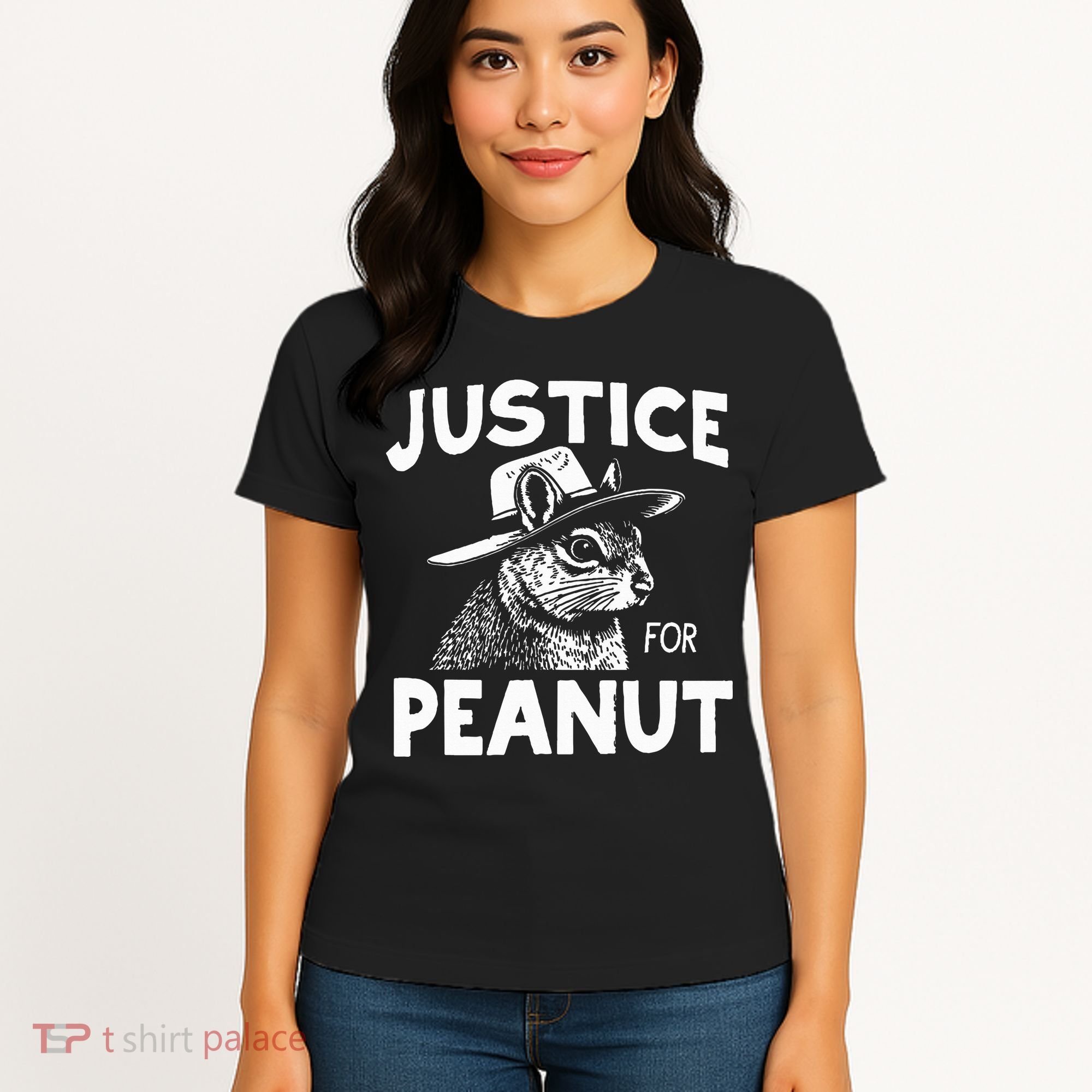 Peanut Squirrel Justice For Peanut Women's T-Shirt