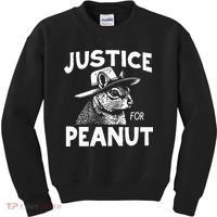 Peanut Squirrel Justice For Peanut Kids Sweatshirt thumb 0