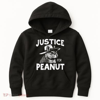 Peanut Squirrel Justice For Peanut Kids Hoodie