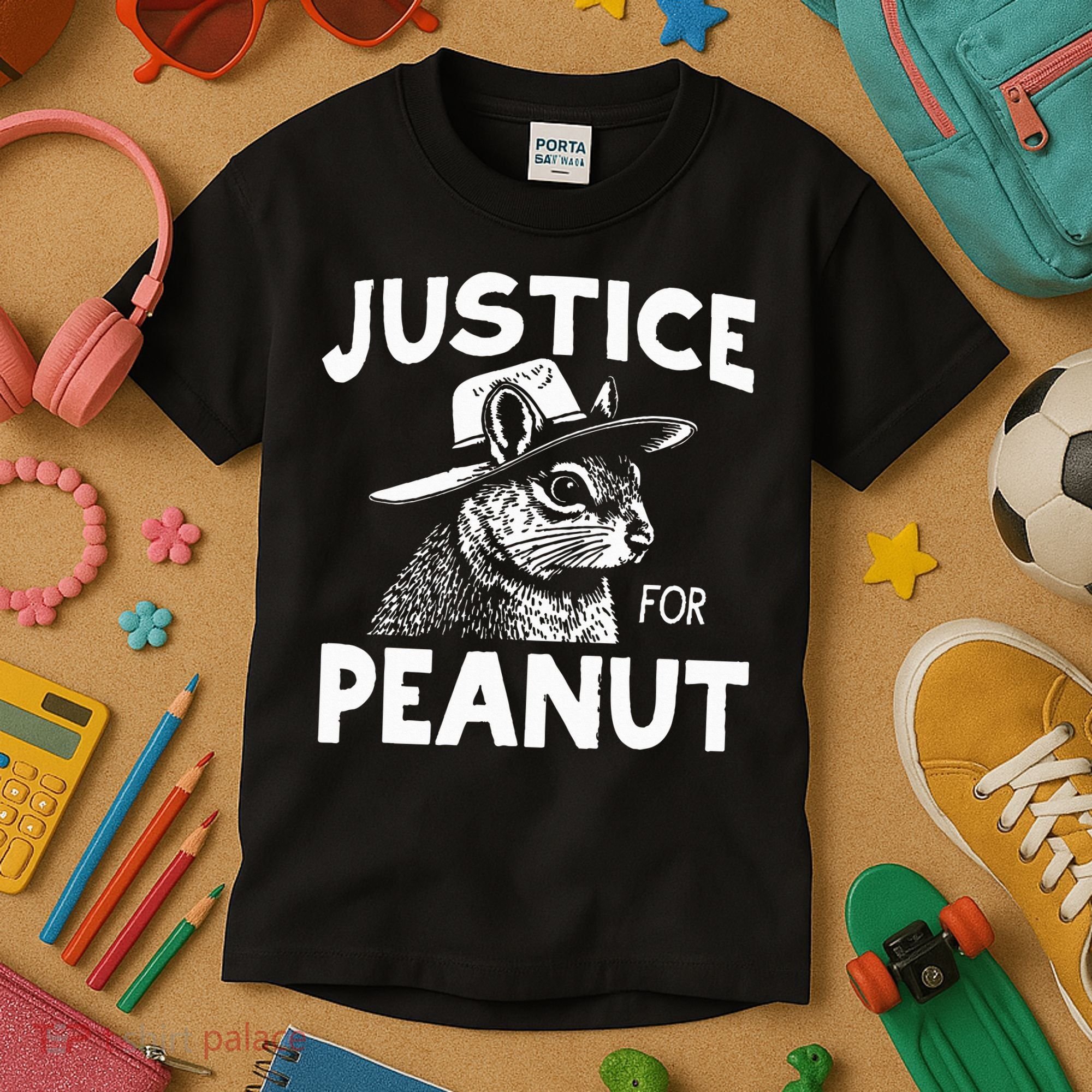 Peanut Squirrel Justice For Peanut Kids T-Shirt