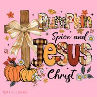Pumpkin Spice Jesus Christ Fall Thanksgiving Coaster thumb 2