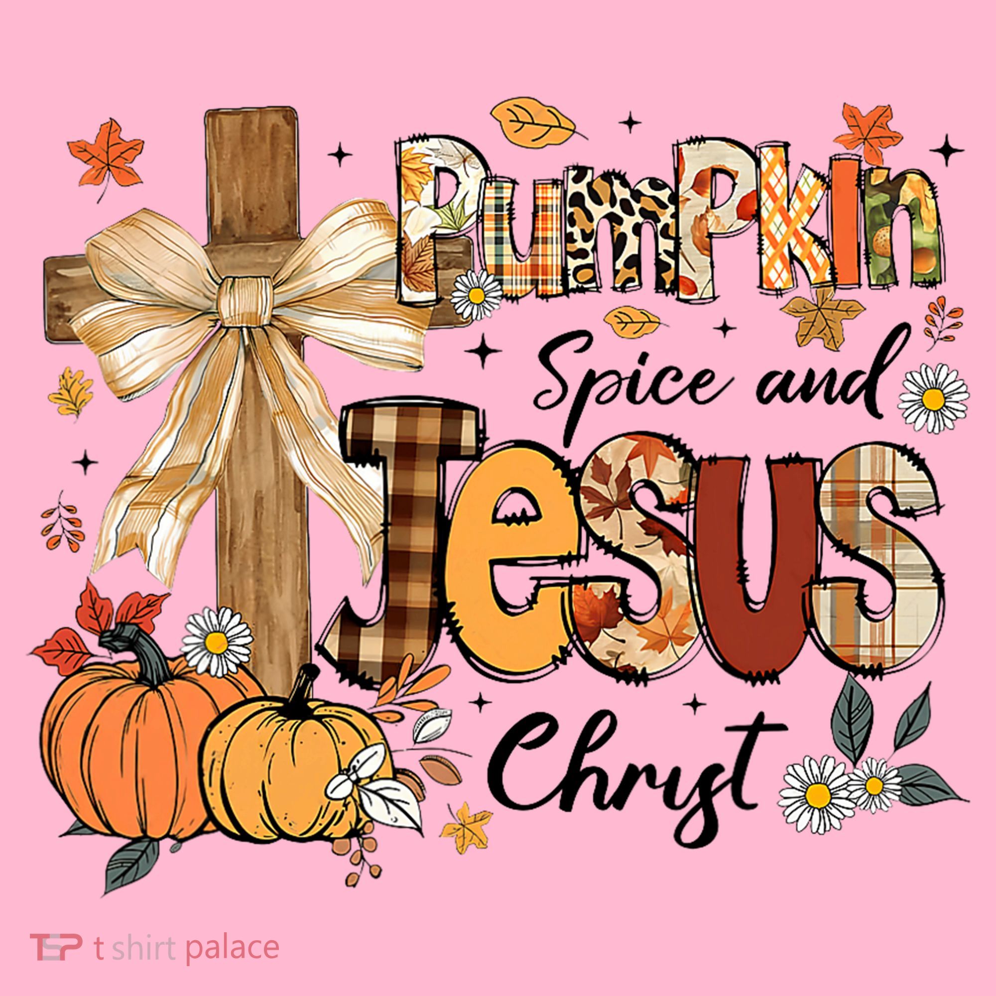 Pumpkin Spice Jesus Christ Fall Thanksgiving Coaster