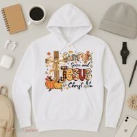Pumpkin Spice Jesus Christ Fall Thanksgiving Hoodie thumb 3
