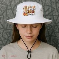 Pumpkin Spice Jesus Christ Fall Thanksgiving Bucket Hat thumb 3