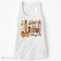 Pumpkin Spice Jesus Christ Fall Thanksgiving Women's Tank Top thumb 0