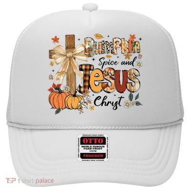 Pumpkin Spice Jesus Christ Fall Thanksgiving Hat