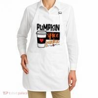 Pumpkin Spice Junkie Coffee Lover Heart Apron thumb 2