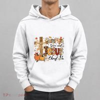 Pumpkin Spice Jesus Christ Funny Fall Thanksgiving Christian Hoodie thumb 0