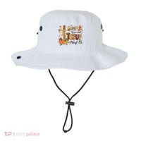 Pumpkin Spice Jesus Christ Funny Fall Thanksgiving Christian Bucket Hat thumb 0