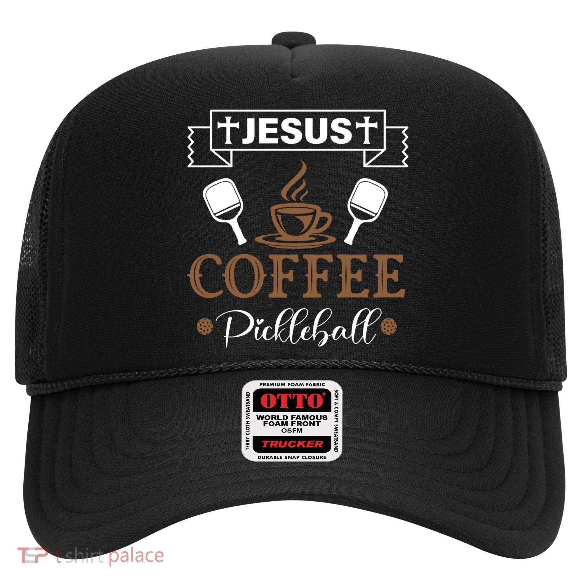 Pickleball Sports Jesus Coffee Pickleball Gift Hat