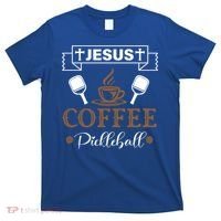 Pickleball Sports Jesus Coffee Pickleball Gift T-Shirt thumb 0