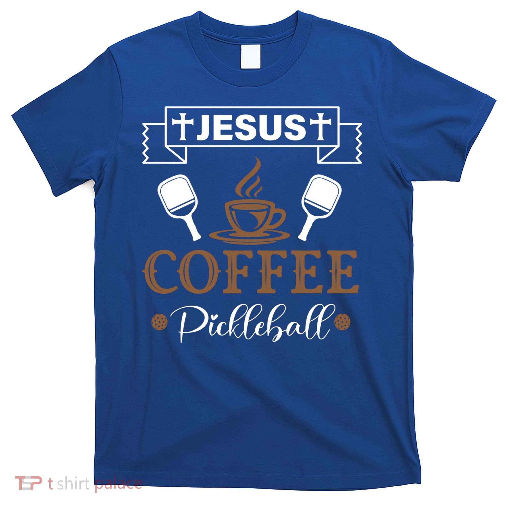Pickleball Sports Jesus Coffee Pickleball Gift T-Shirt
