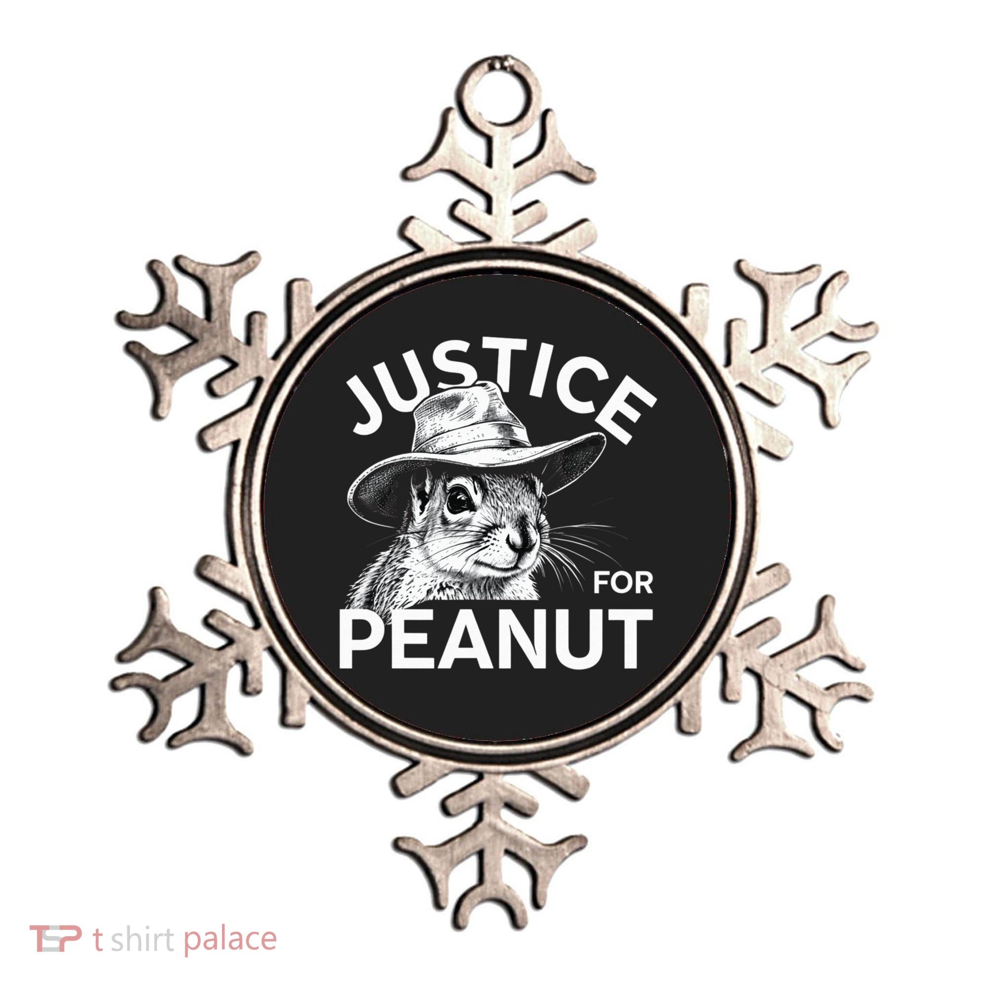 Peanut Squirrel Justice For Peanut Ornament