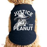 Peanut Squirrel Justice For Peanut Doggie Tank thumb 0