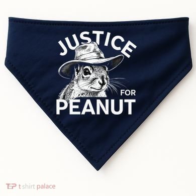 Peanut Squirrel Justice For Peanut USA-Made Doggie Bandana