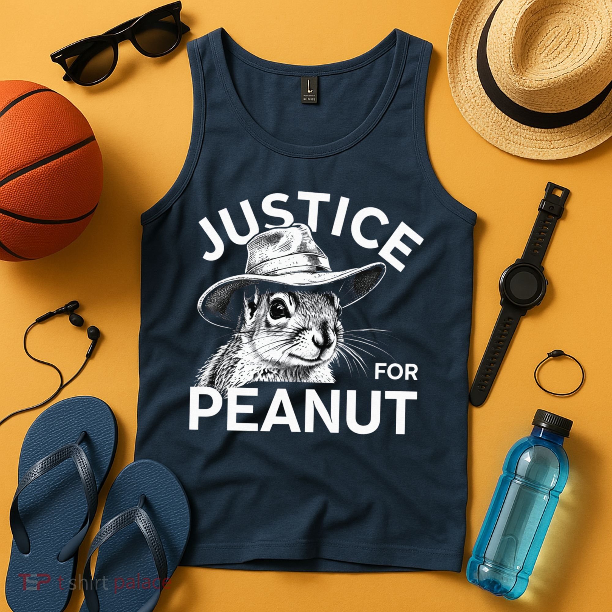 Peanut Squirrel Justice For Peanut Tank Top
