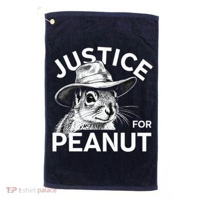 Peanut Squirrel Justice For Peanut Golf Towel