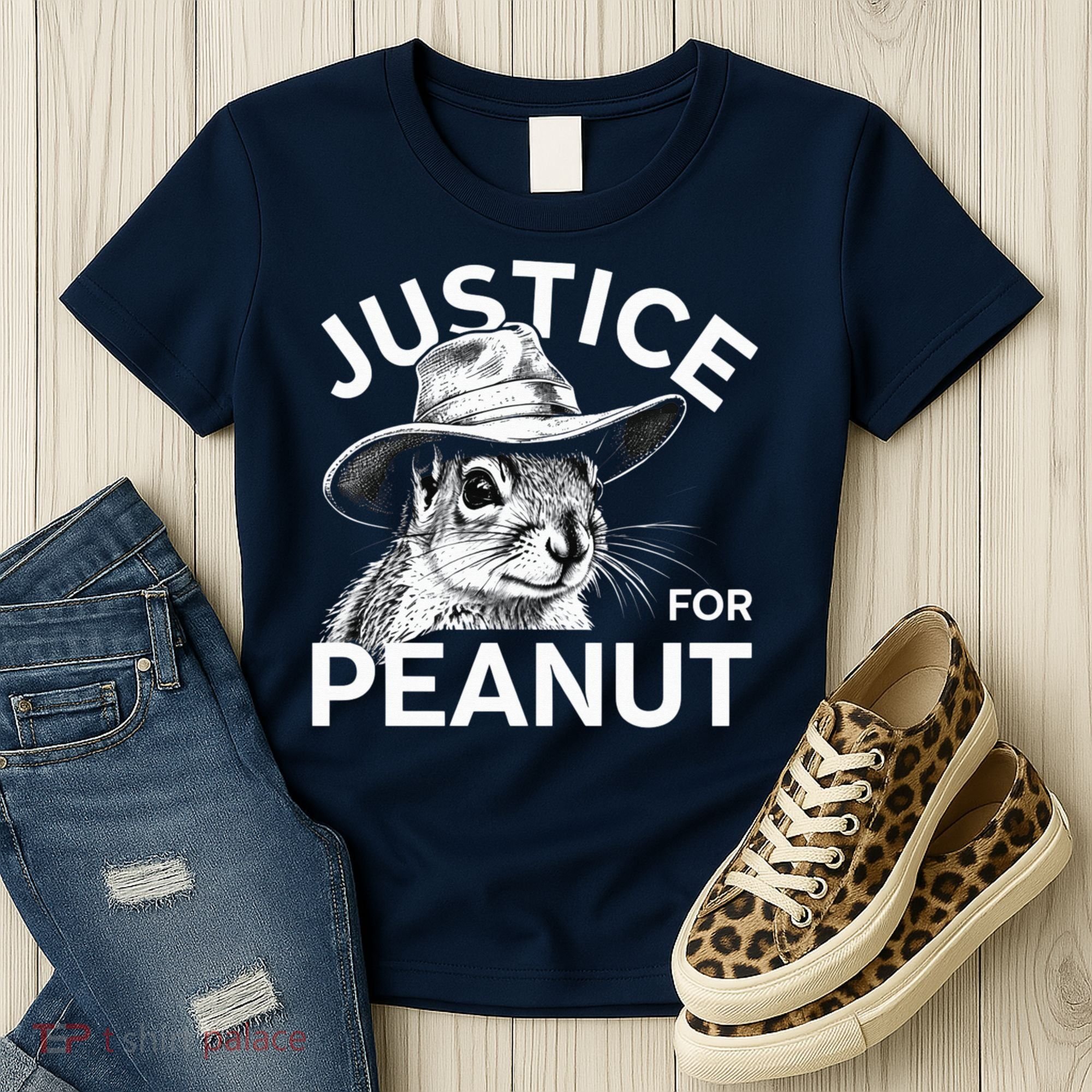 Peanut Squirrel Justice For Peanut Women's T-Shirt
