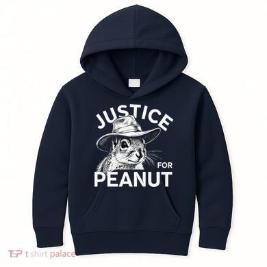 Peanut Squirrel Justice For Peanut Kids Hoodie